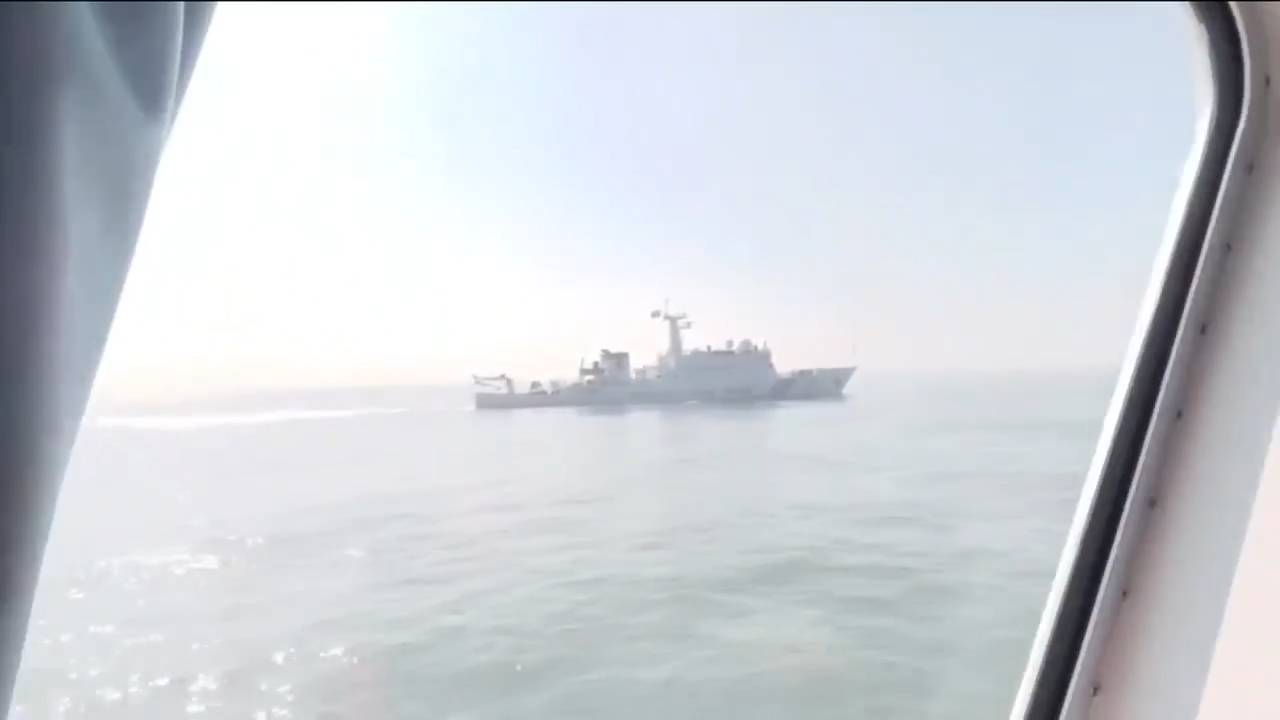 中海警PO「海巡說謝謝」退讓片 海巡署闢謠:典型認知作戰